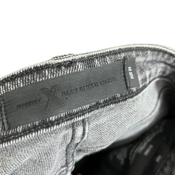 Alexander Wang Grip Skinny Jeans Women’s Size 25 Grey Fade High Rise Stretch - Picture 11 of 13